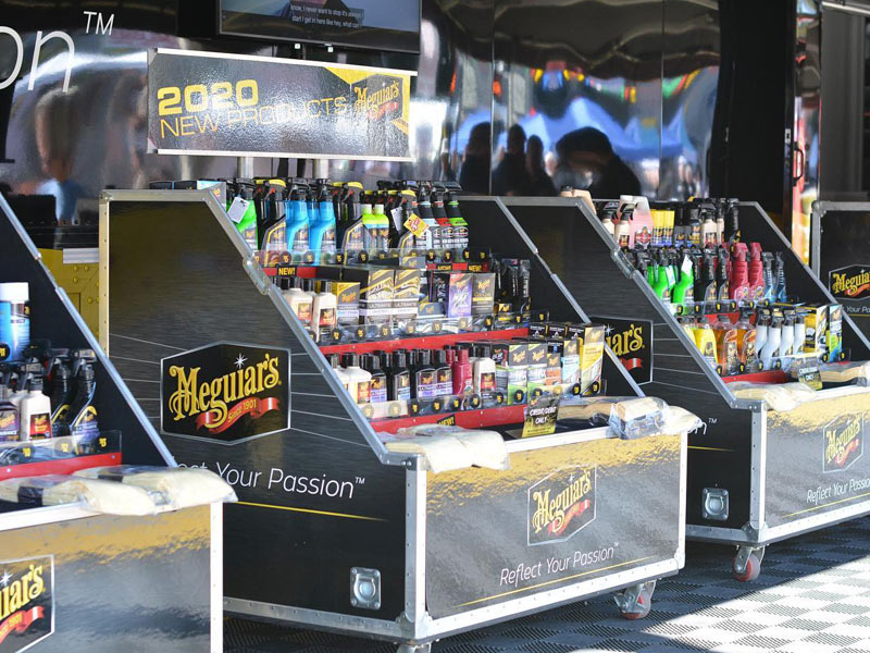 Meguiar's booth at the Grand National Roadster Show