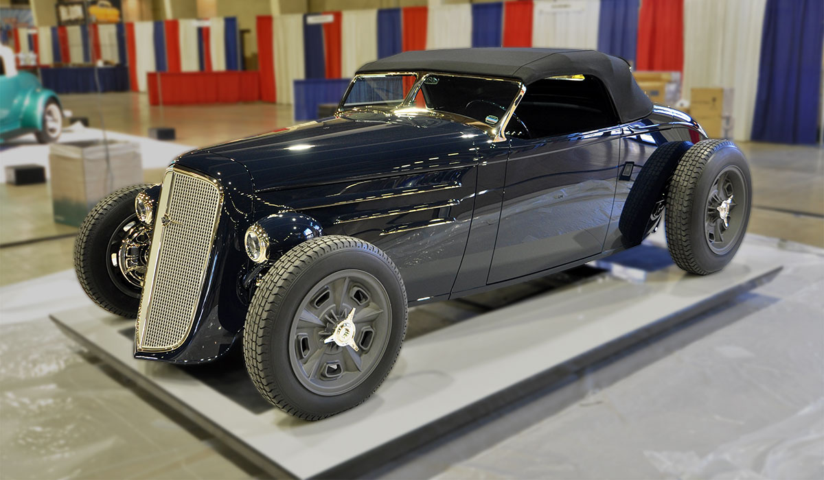 2022 America's Most Beautiful Roadster Winner - Jeff Breault's 1934 Chevy. Roadster