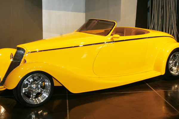 Model A cars on display at the 2020 Grand National Roadster Show