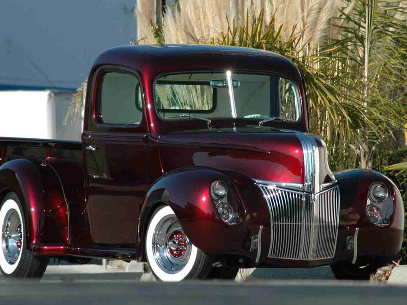 Model A cars on display at the 2020 Grand National Roadster Show